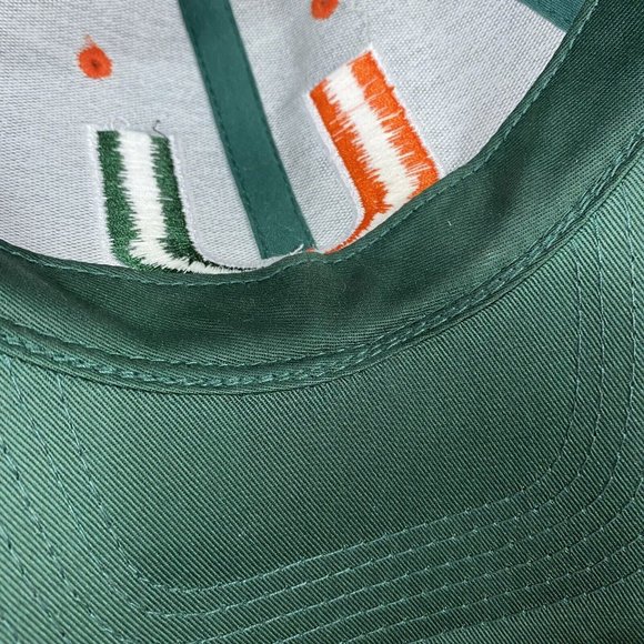 Miami Hurricanes ACC Hat Cap Big Logo Adjustable EUC - Picture 6 of 9